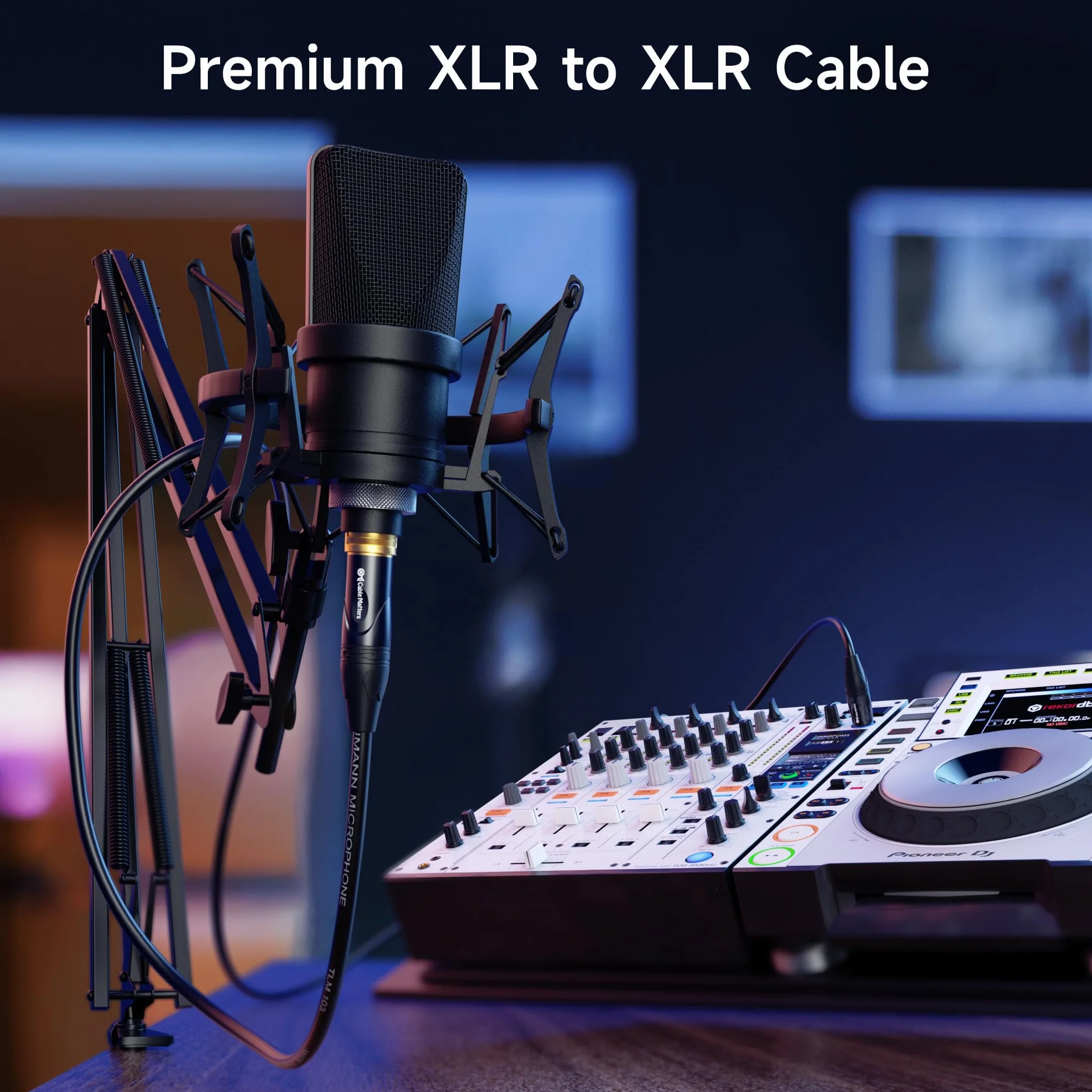 Cable Matters 2-pak Premium XLR na kabel mikrofonowy XLR 0,9 m
