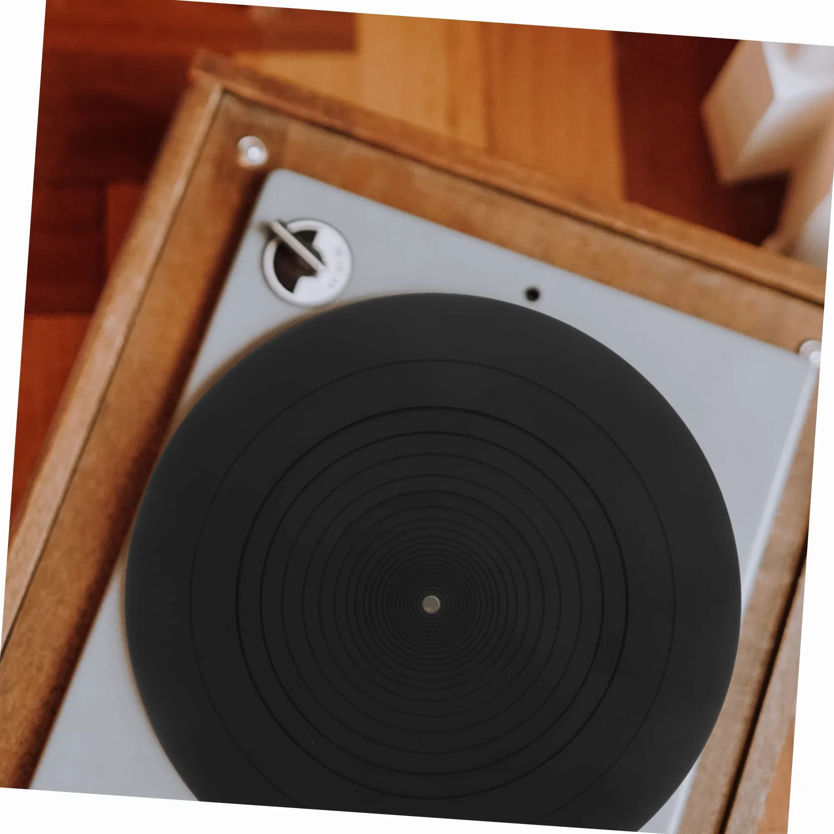 ifundom Podkładka Silikonowa Pod Płyty Winylowe Podkładka Gramofonowa 295 Mm Czarna Slipmat Mata Ochronna Pod Płyty Winylowe Wytrzymała I Łatwa Do Czyszczenia