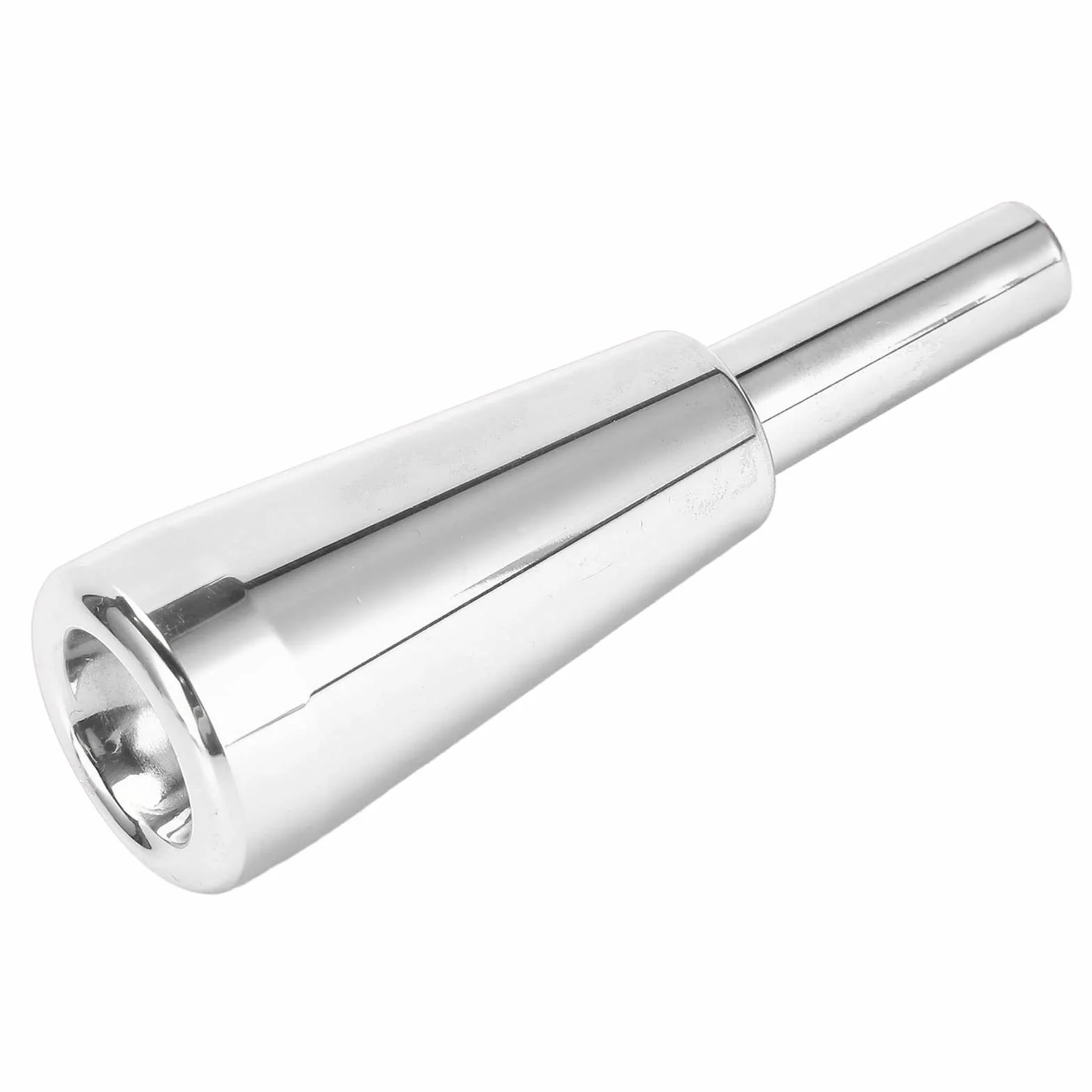 Ustnik do Trąbki, Rozmiar 3C Materiał Metalowy Ustnik do Trąbki o Dużej Wytrzymałości Część Instrumentu(Srebro)