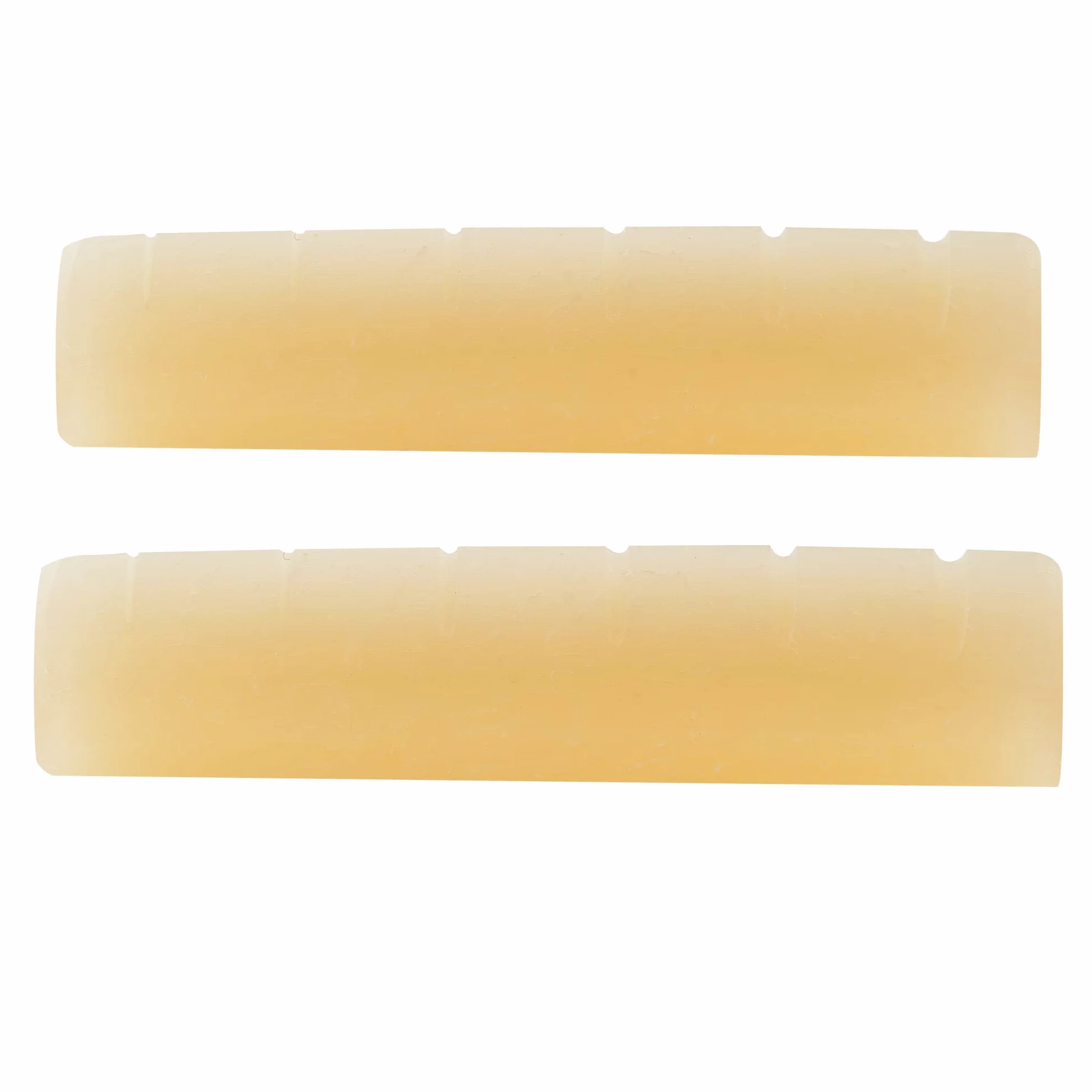 Musiclily Pro 43.99mm Siodełko Bone Nut do Les Paul Gitary Elektrycznej/Akustycznej 6 Strun Epiphone Pre-2014, Niebielone (2 szt.)