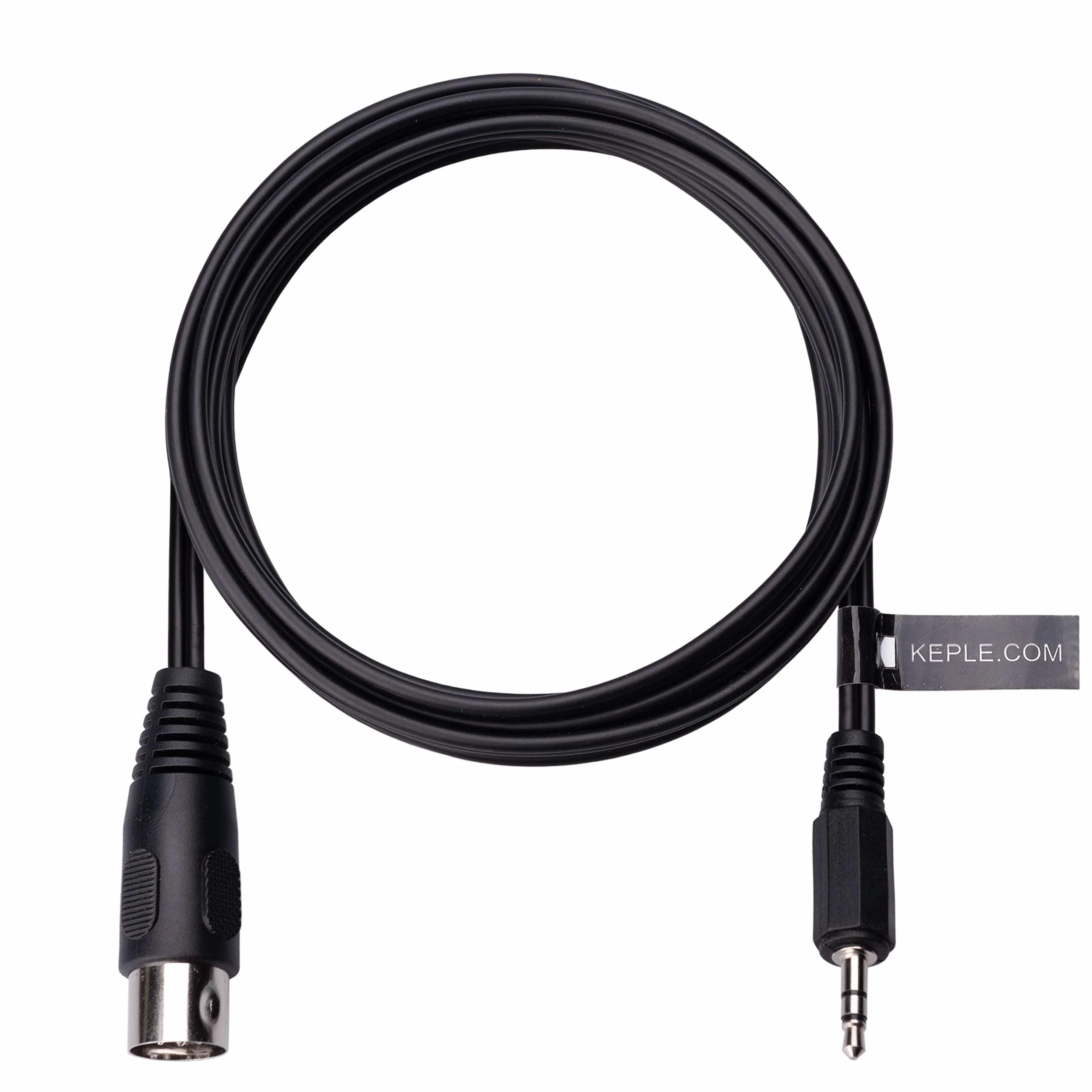 Kabel audio 5-DIN MIDI na 3,5 mm AUX TRS gniazdo audio, 5-biegunowy na 3,5 mm, wtyczka stero, kompatybilny ze smartfonami, notebookami PC, wzmacniaczami, HI-FI, obsługuje analogowy sygnał dźwiękowy 1