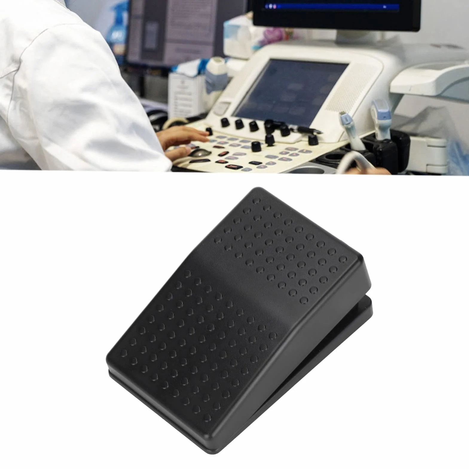 Pojedynczy Pedał USB, Pedał Przełącznika Nożnego USB o Wysokiej Czułości, Wielofunkcyjny Ergonomiczny Pojedynczy Pedał Przełącznika Nożnego Jeden Przycisk Pedału Nożnego USB z Kablem 2 M do Komputera