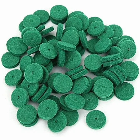 Podkładki z filcu fortepianowego, 22mm poduszki z filcu fortepianowego Podkładki z filcu fortepianowego Podkładki do niwelacji fortepianu Narzędzia do regulacji fortepianu Podkładki do klawiatury Podkładki do balansu Wymiana części pianina Zielony 90 sztu