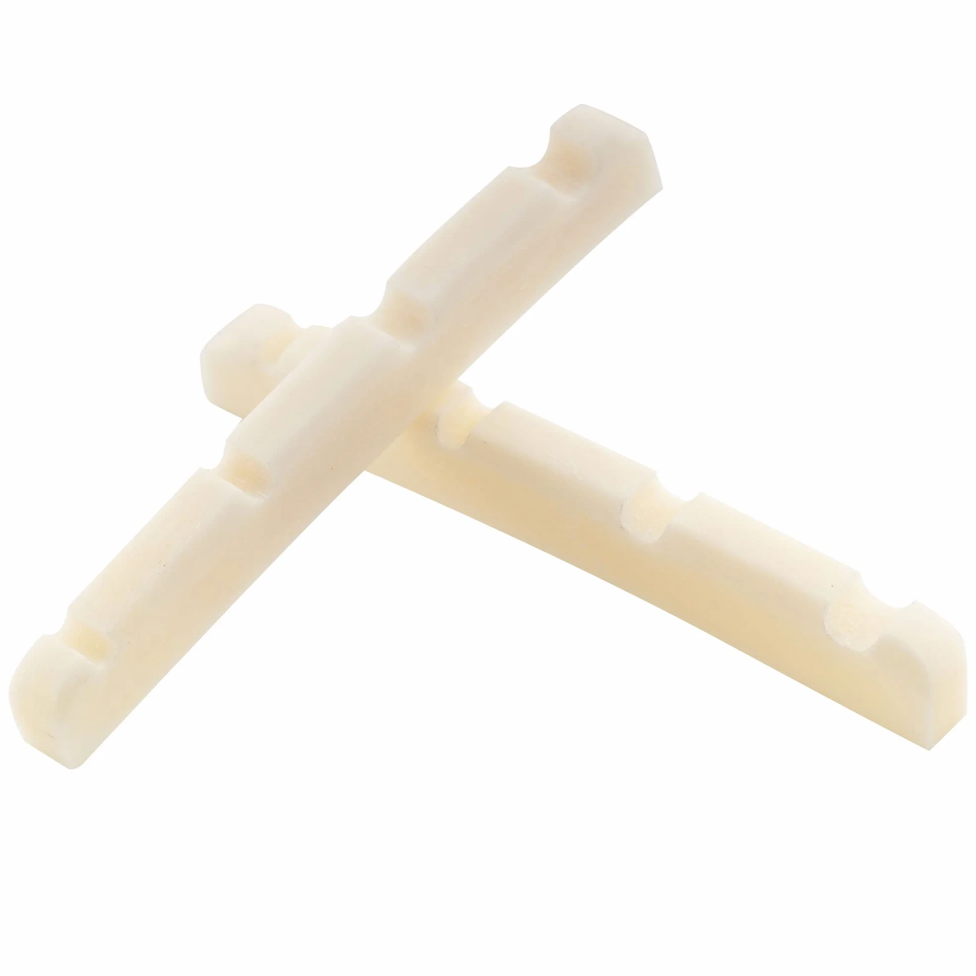 Musiclily Pro Kość Siodełko J Bass Nut do Gitary Basowej 4-strunowej typu Jazz Bass,39,9x3,2x4,8mm (2 szt)