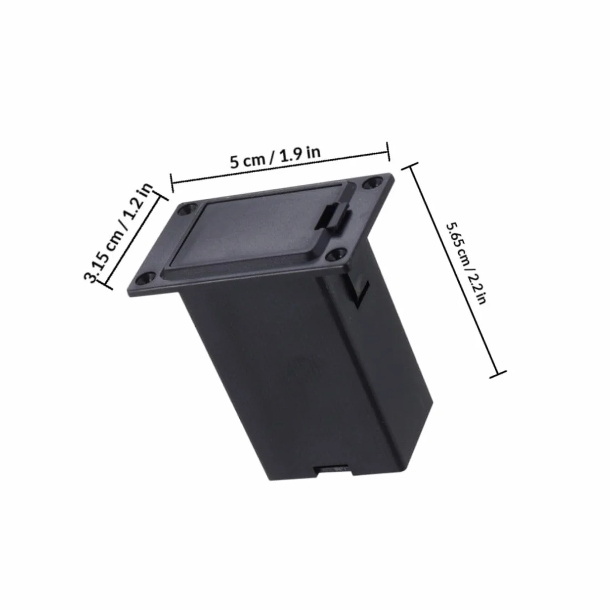 Battery Box for Guitar Pickup Acoustic Pickup Parts Stable Power Supply Guitar Case Accessories Easy Installation