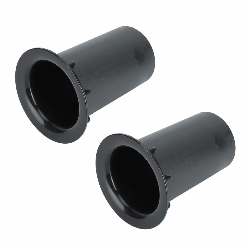 Fdit Rury przyłączeniowe do wzmacniaczy basów, subwoofera Air Ports Repalcement & DIY 71 mm x 102 mm obudowa głośnika rura przyłączeniowa, 2 sztuki (czarne)