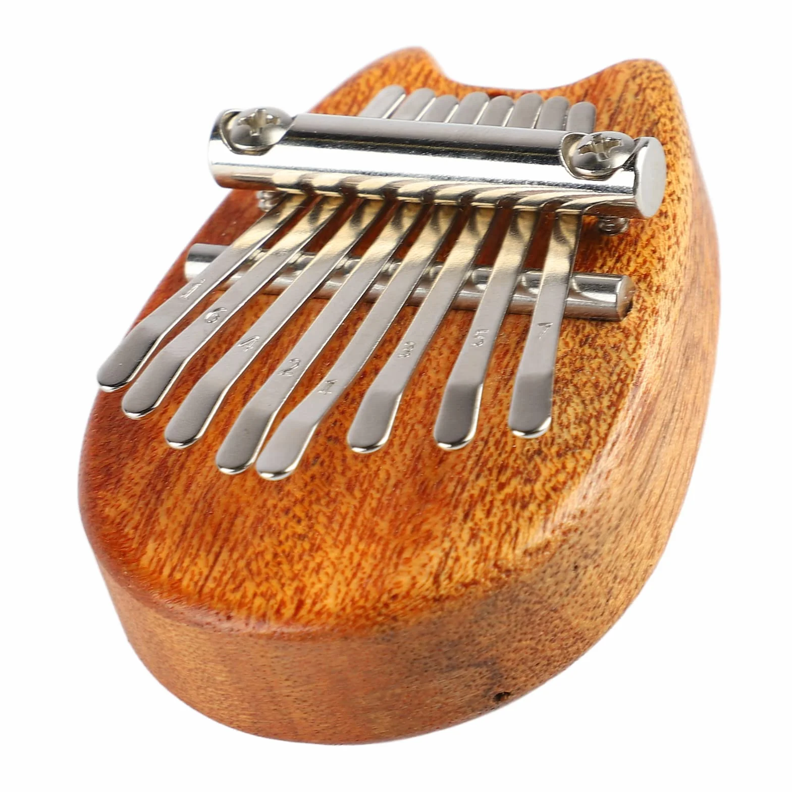 Mini Kalimba, łatwy do Gry, 8-klawiszowy Mini Kciuk Piano dla Dzieci dla Początkujących Przenośny ze smyczą