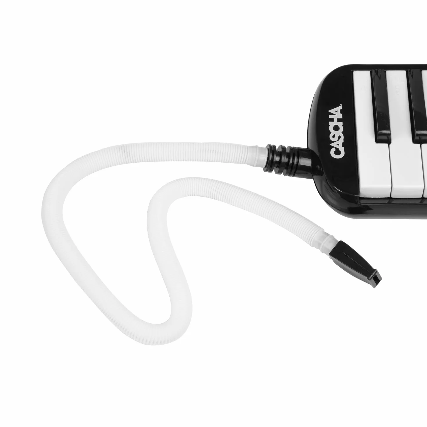 CASCHA Melodica ustnik i wąż, akcesoria/części zamienne do melodii z wysokiej jakości tworzywa sztucznego z pokrowcem ochronnym, HH 2063