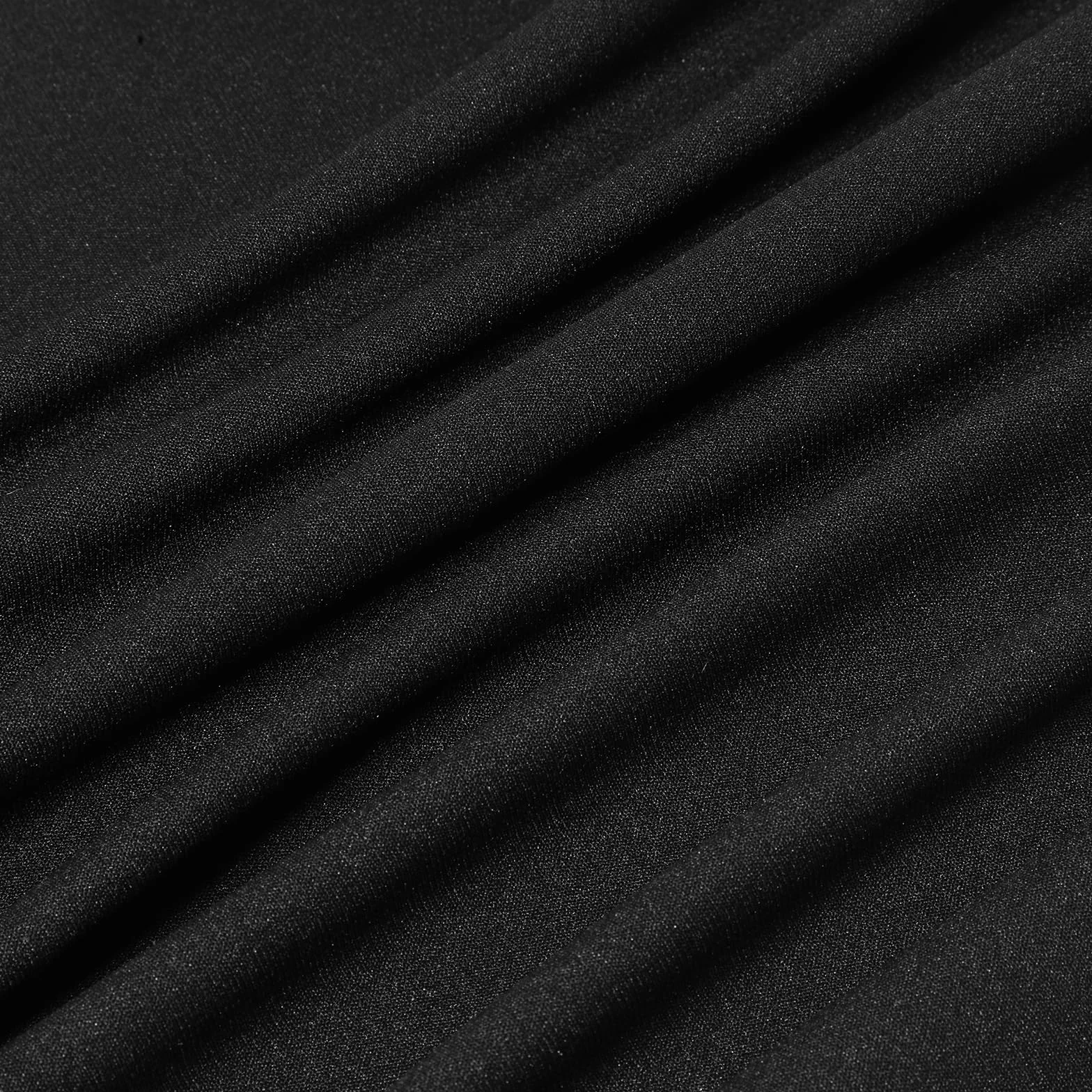 Tkanina kratki głośnikowej, 170 x 50 cm, pyłoszczelna oddychająca czarna tkanina osłona do subwoofera stereo, zamiennik głośnika domowego, głośników scenicznych, szafek