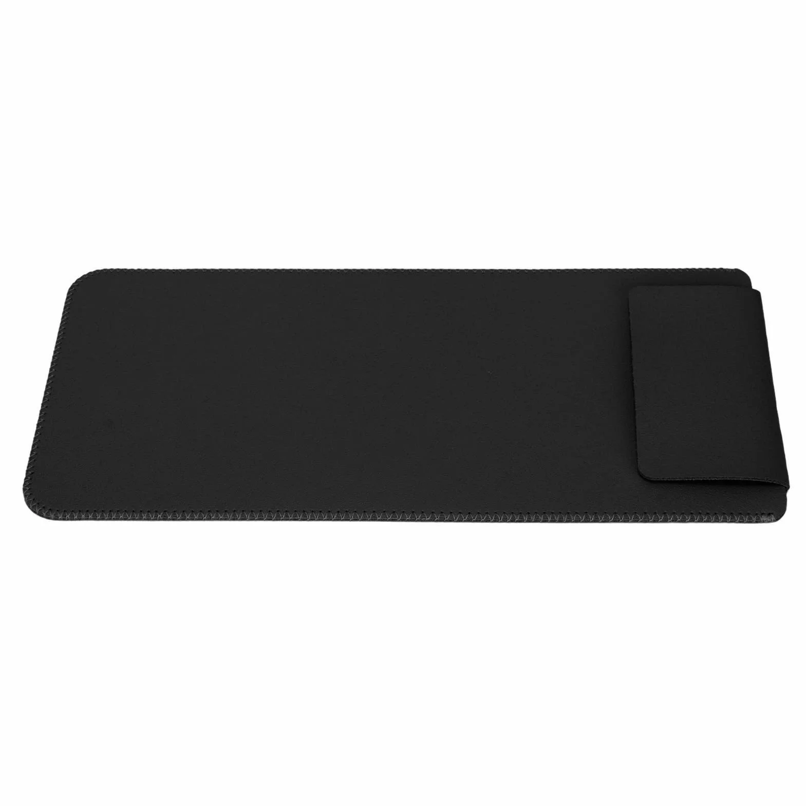 Zunate Etui na klawiaturę, skóra poliuretanowa, torba podróżna, 30 x 14 x 1 cm, bezprzewodowa klawiatura, torba podróżna, do Magic Keyboard 2 (czarne)