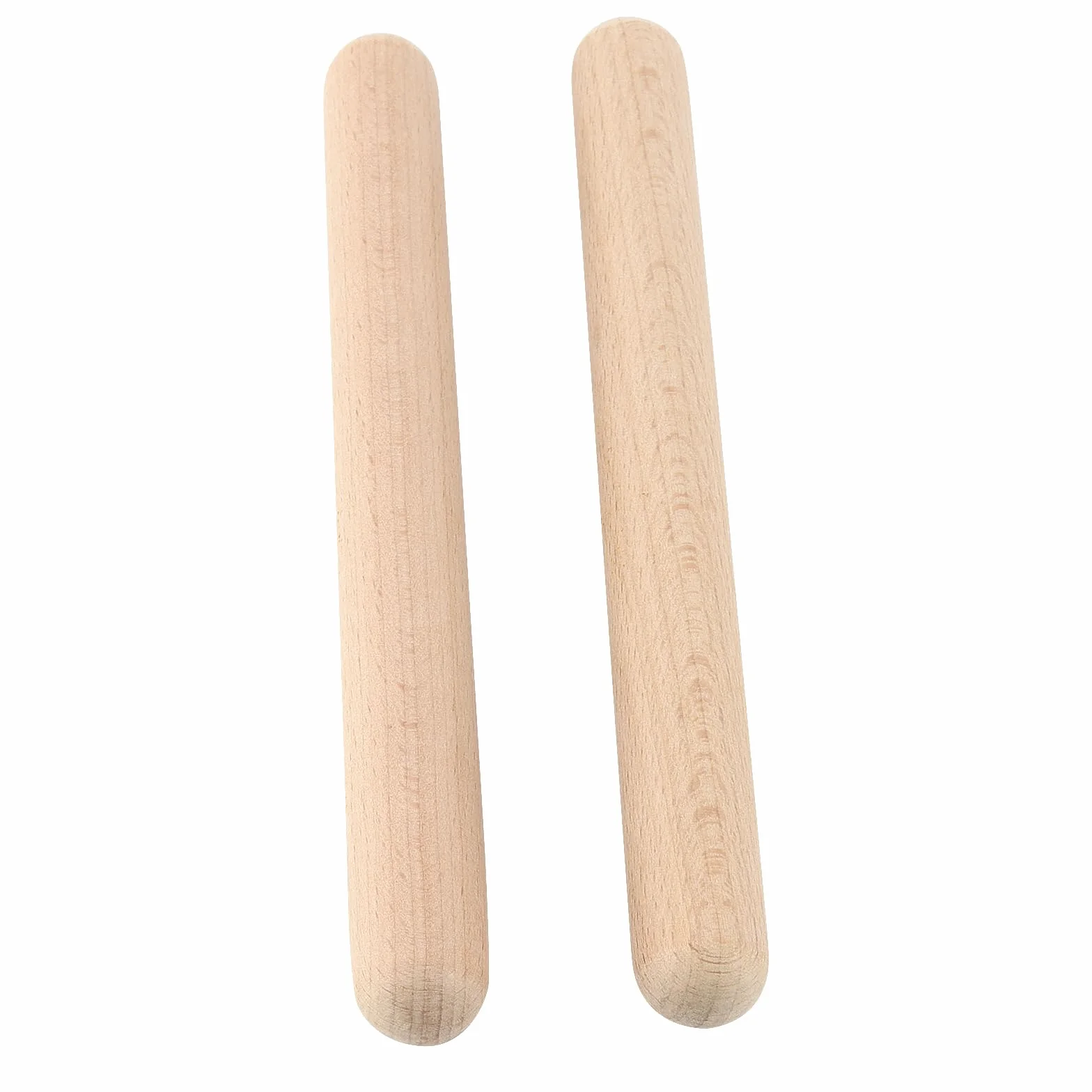 FUNSUEI 20 sztuk 20cm pałeczki rytmiczne, zestaw instrumentów pałeczki rytmiczne, pałeczki rytmiczne pałeczki do rytmu drewniane pręty dźwiękowe dla zespołów, profesjonalistów, początkujących
