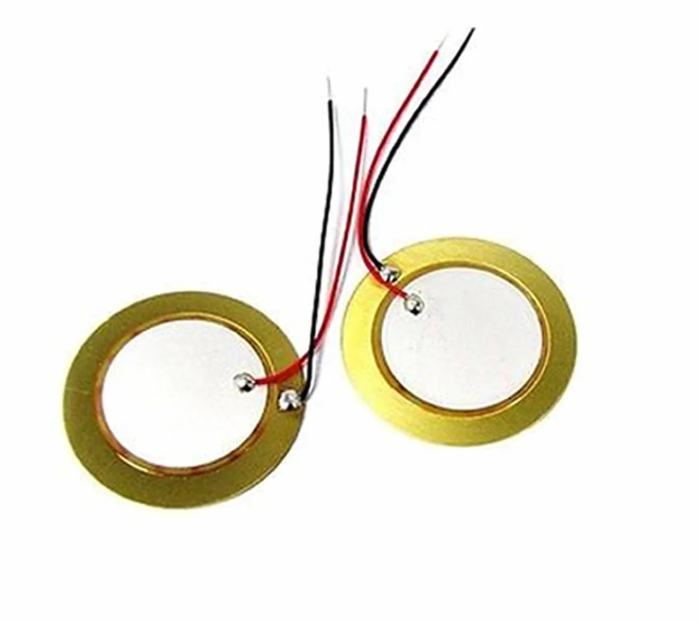 Z019winwill 10 sztuk 35 mm elementy piezoelektryczne brzęczyk sonda czujnik wyzwalacz bęben tarcza