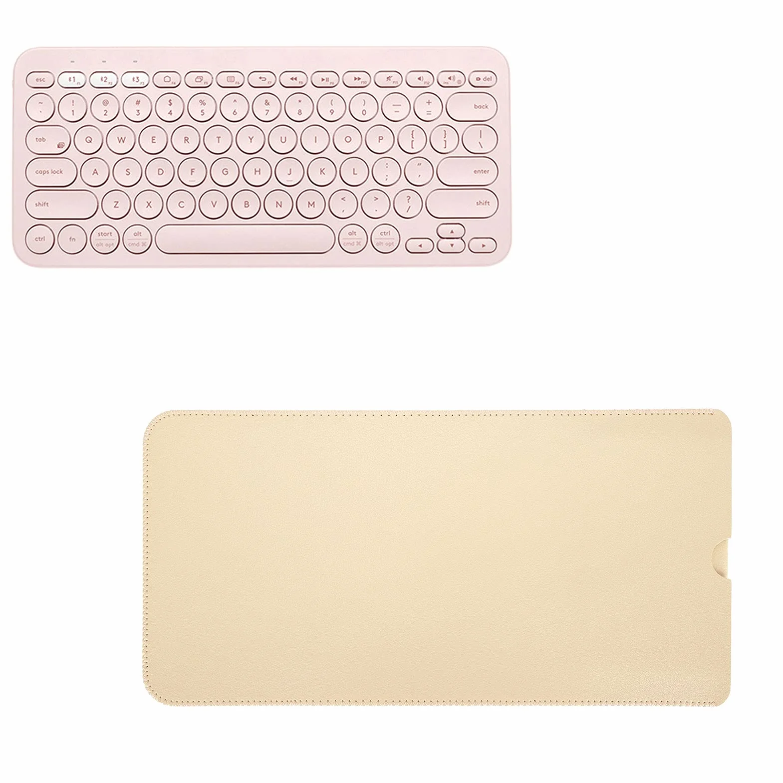 Etui na klawiaturę do K380, etui ochronne na klawiaturę PC, etui na klawiaturę, pyłoszczelne etui na klawiaturę, etui transportowe. Praktyczne skórzane etui do (kolor