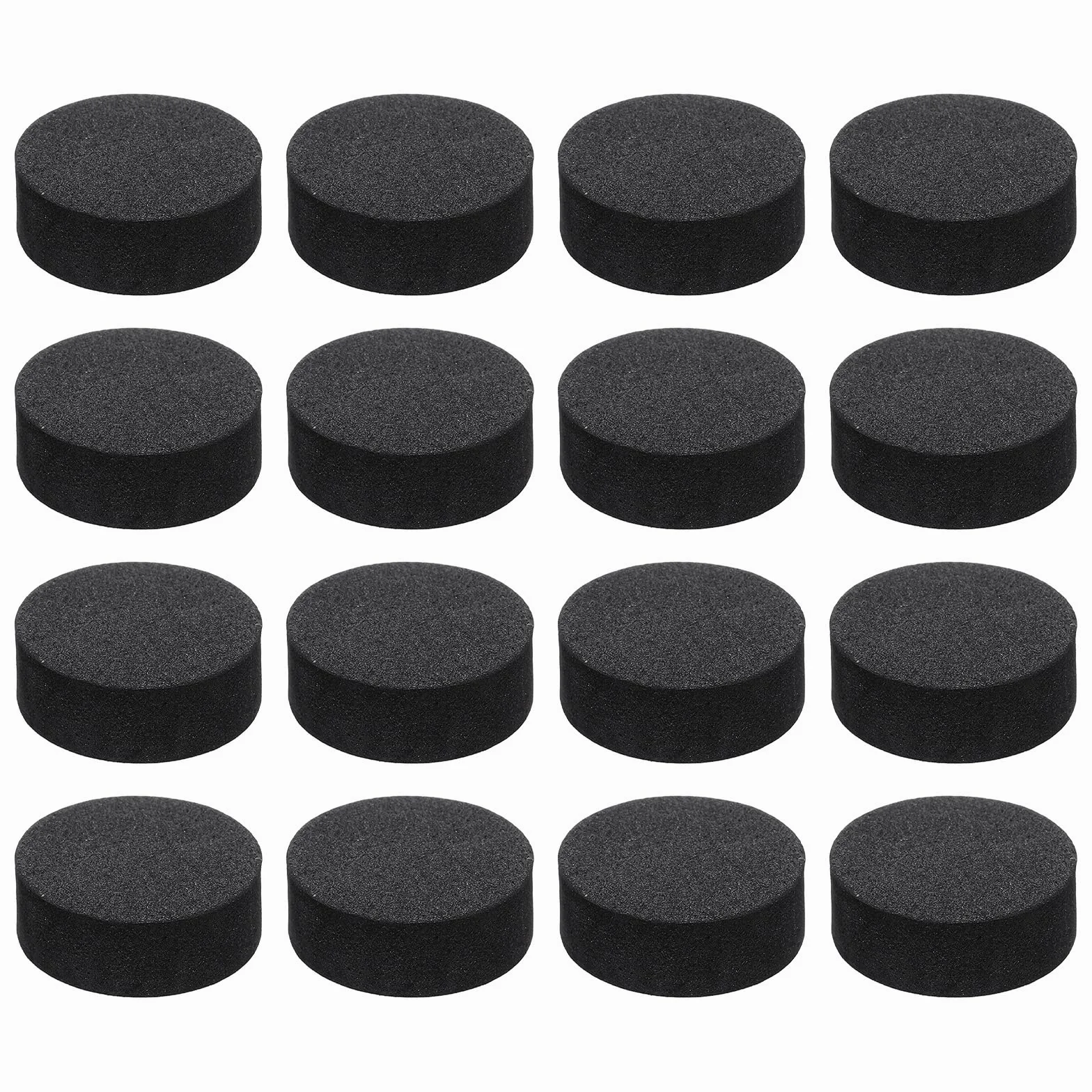 QUARKZMAN 16 sztuk jednostronnych nóżek izolacyjnych głośników, 25 mm x 10 mm, antypoślizgowa piankowa podkładka pod nóżki do głośników HiFi kina domowego, czarna