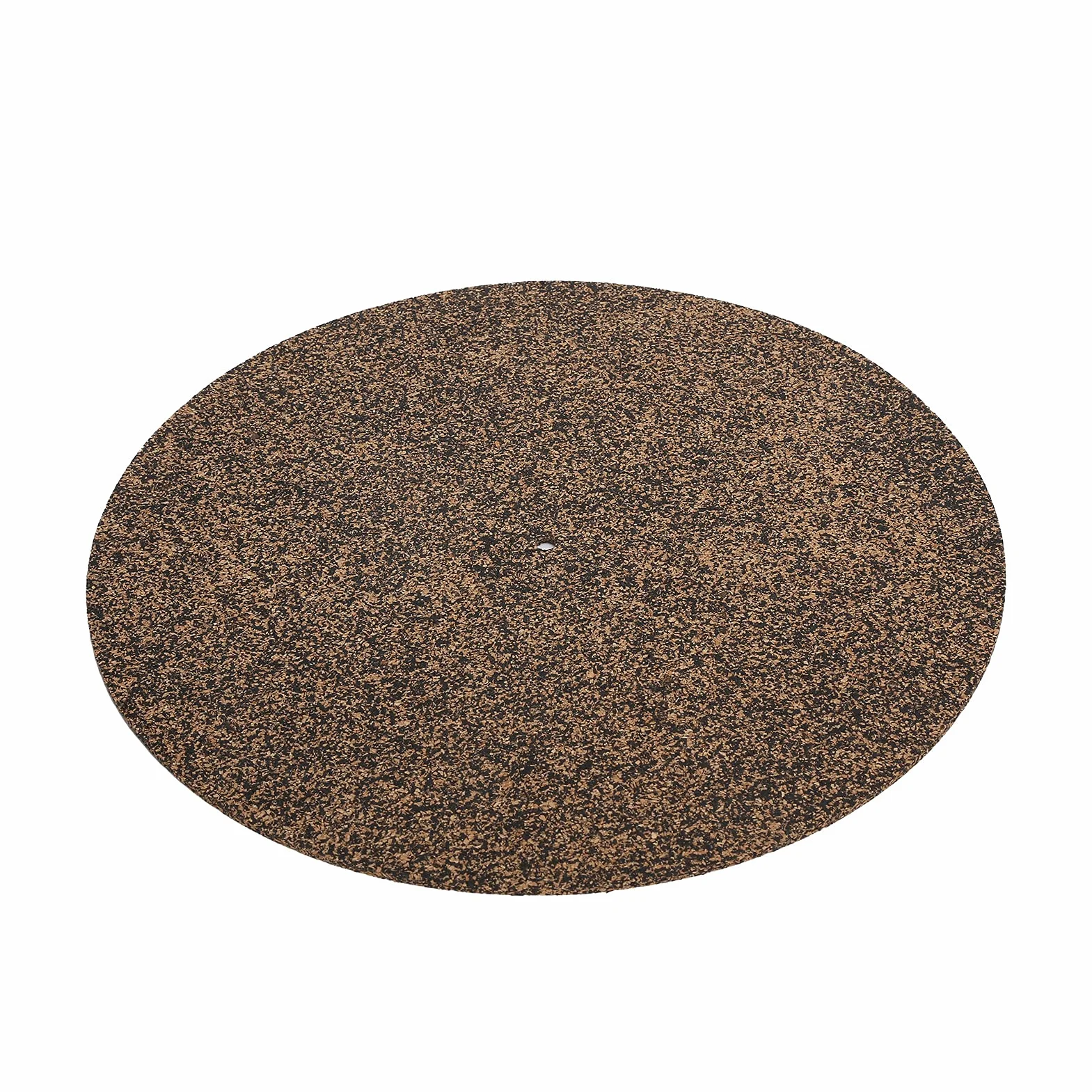 Mata Gramofonowa z Czarnego Gumowego Korka, 12-calowy Silikonowy Gramofon LP Slipmat do Uniwersalnego dla Wszystkich 12-calowych Gramofonów LP, Poprawia Dźwięk i Redukuje Hałas