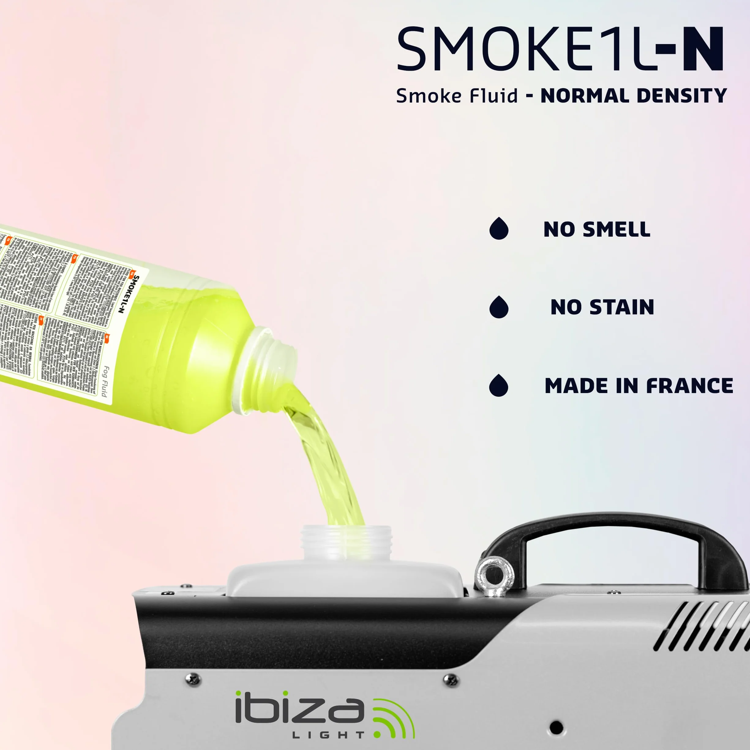 Ibiza - SMOKE1L-N - Płyn do maszyn do dymu o normalnej gęstości - 1 litr