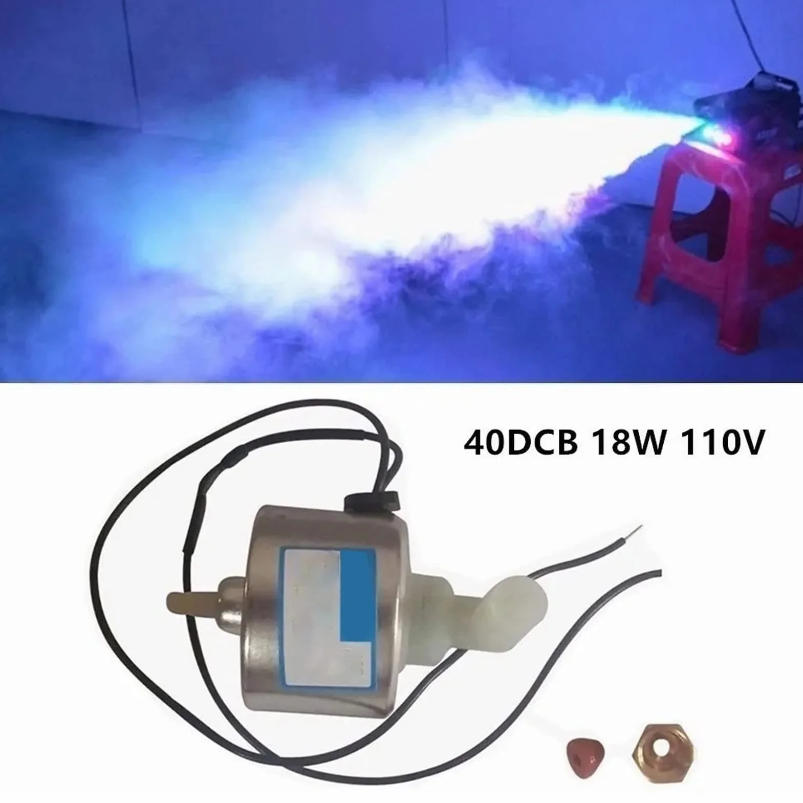 Pompa Olejowa Wytwornicy Dymu Regulowana, Cicha Pompa Olejowa Wytwornicy Mgły 110‑120 V 18 W Objętość
