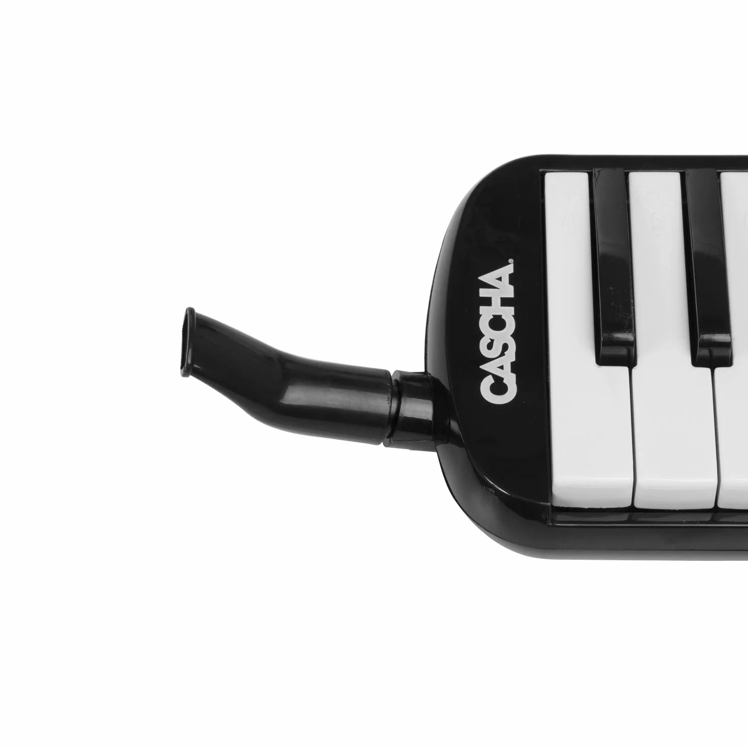CASCHA Melodica ustnik i wąż, akcesoria/części zamienne do melodii z wysokiej jakości tworzywa sztucznego z pokrowcem ochronnym, HH 2063