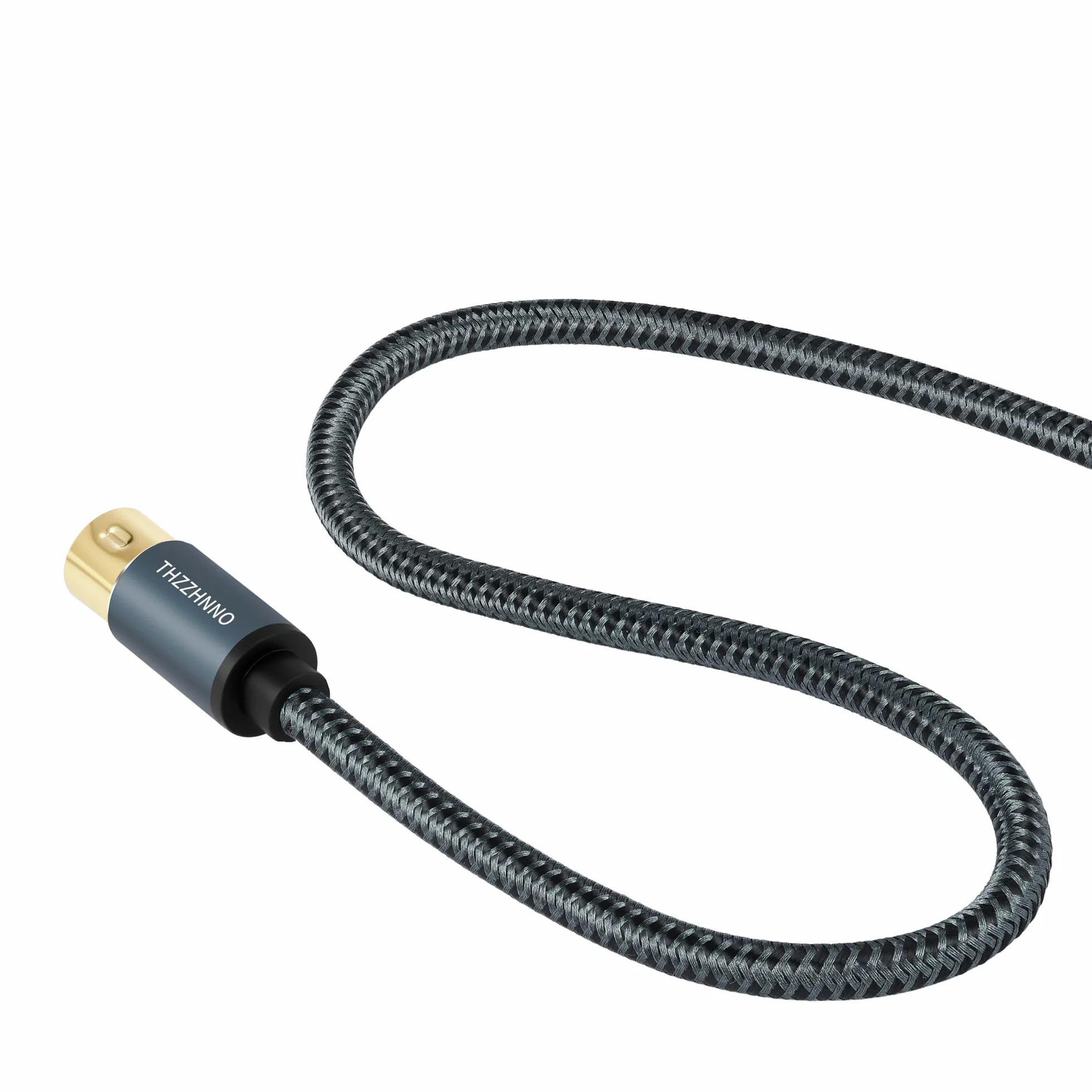 Kabel MIDI męski na męski, 5-pinowy kabel MIDI 16,4 m, kompatybilny z pianinem elektronicznym, bębnem elektronicznym