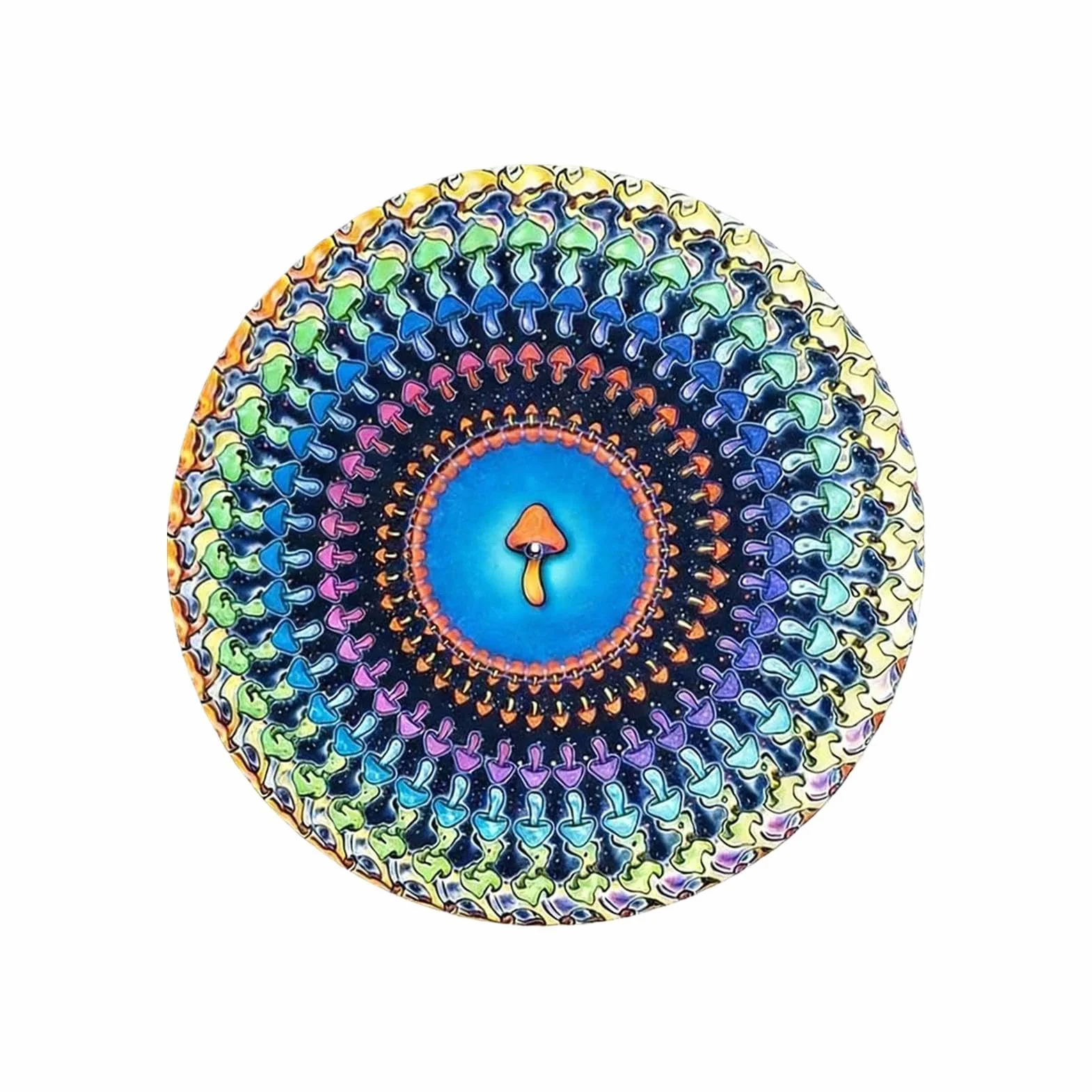 Record Slipmat - 12 Inch Optical Illusion Slipmat, Animation Turntable Mat for DJs, Turntablists, Collectors, Audiophiles Enthusiasts Producers Engineers Studios Clubs, Festivals Events Use