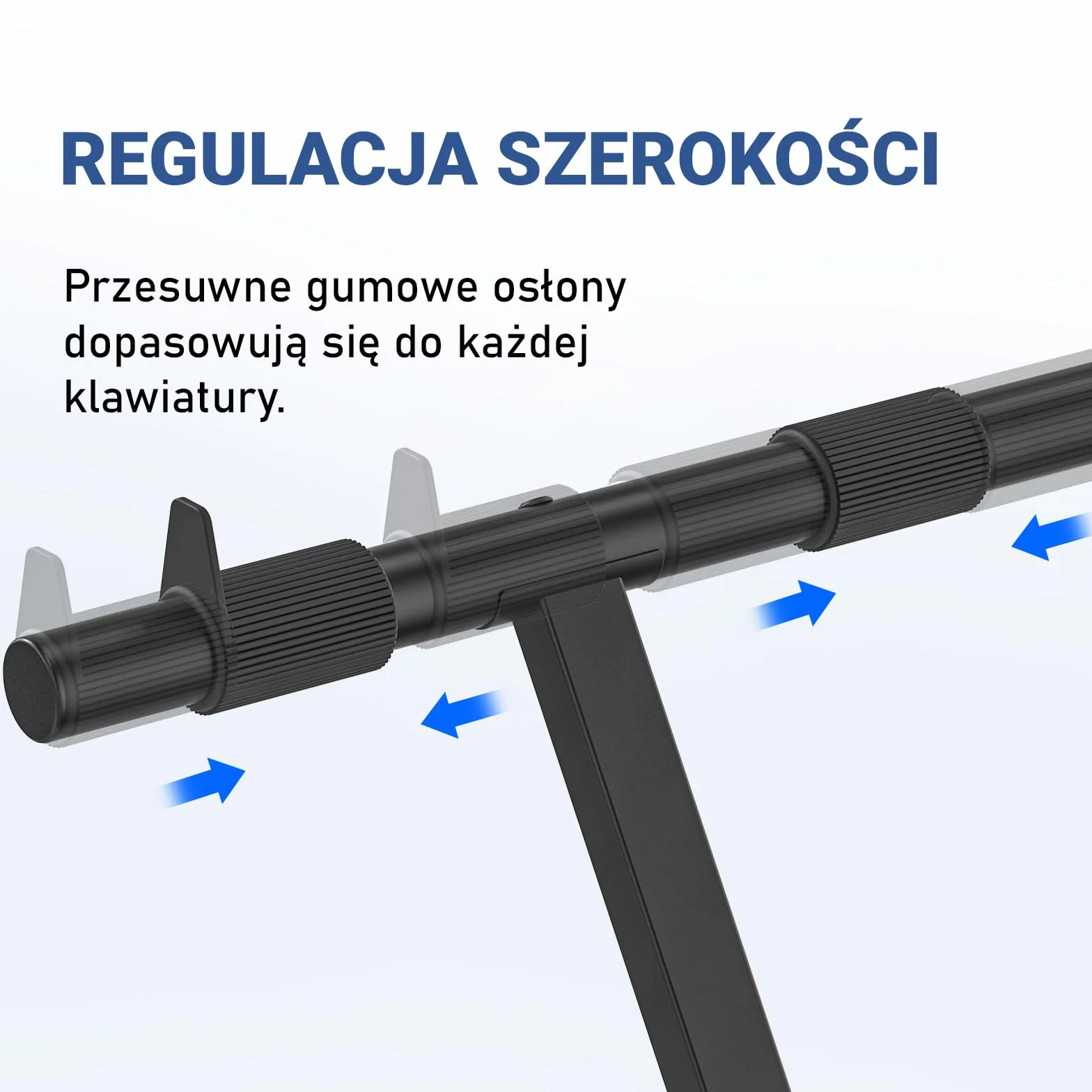 GLEAM Stojak na klawiaturę - stojak na pianino cyfrowe (nośność: 45 kg)